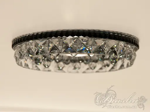 Кришталевий точковий світильник із вбудованою світлодіодною підсвітк - фото 4