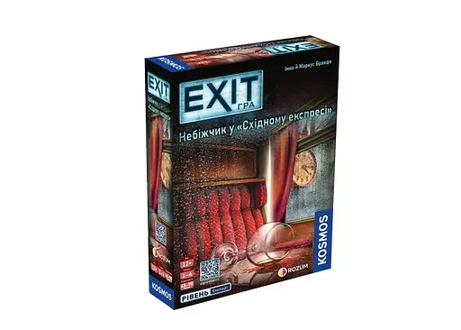 Настольная игра Rozum EXIT: Смерть в "Восточном экспрессе" (Dead Man on the Orient Express) (укр.) (R071UA)