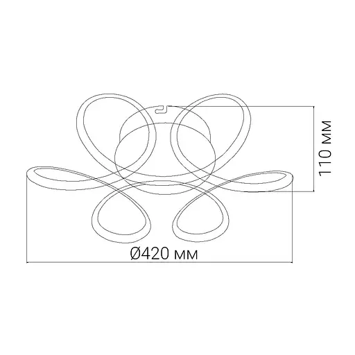 Світлодіодний накладний світильник Ardero AL6520ARD LUCE 65Вт білий - фото 2