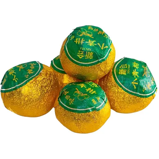 Шу Пу Эр в маленьком зеленом мандарине - 1 шт.