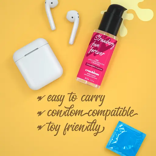 Лубрикант Crushious зі смаком полуниці 250 мл - фото 4