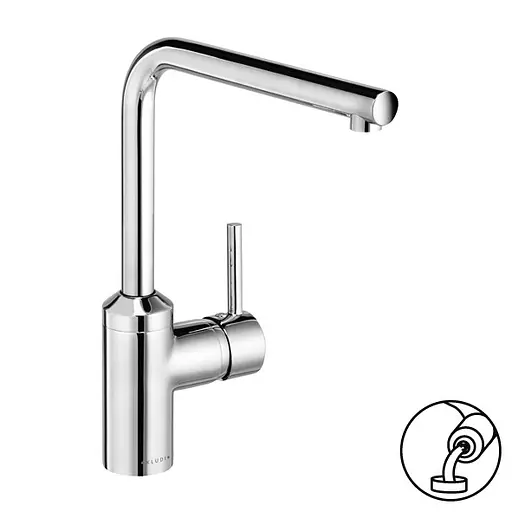 Змішувач для кухні Kludi L-Ine з байонетним кріпленням 428170577 - фото 1