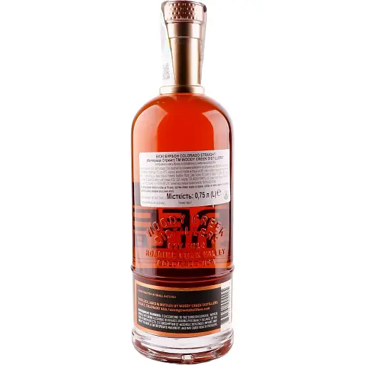 Виски Woody Creek Distillers Colorado Bourbon 45% 0.75 л  - фото 2