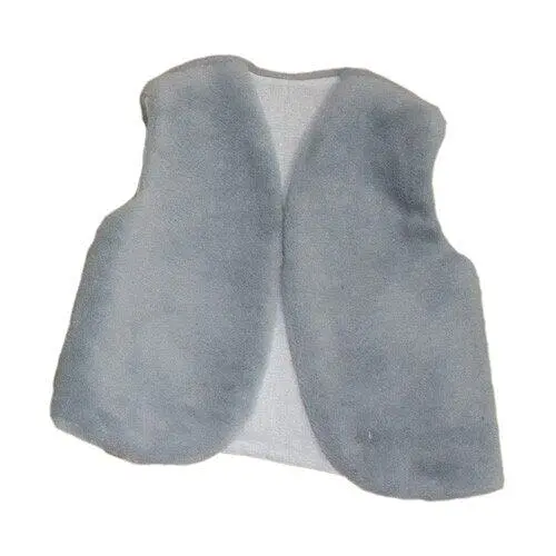 Детский маскарадный жилет 35 см серый