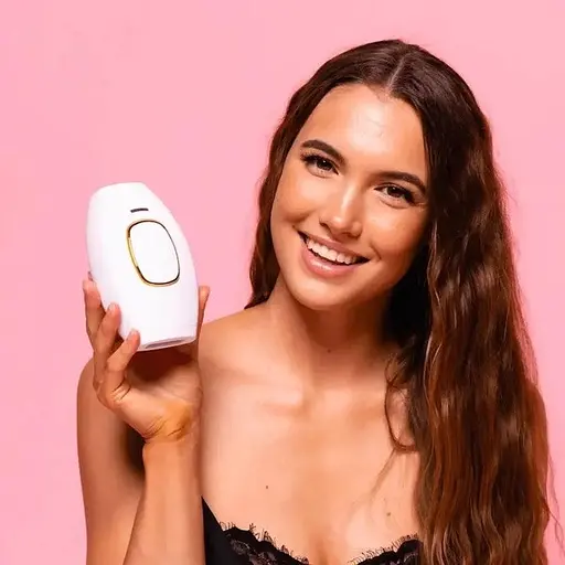 Портативний фотоепілятор IPL Hair Removal Device для тіла білий - фото 8