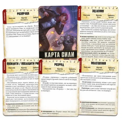 Аксесуар Geekach Games Шалені світи. Карти сил укр. (GKRP0026) - фото 1