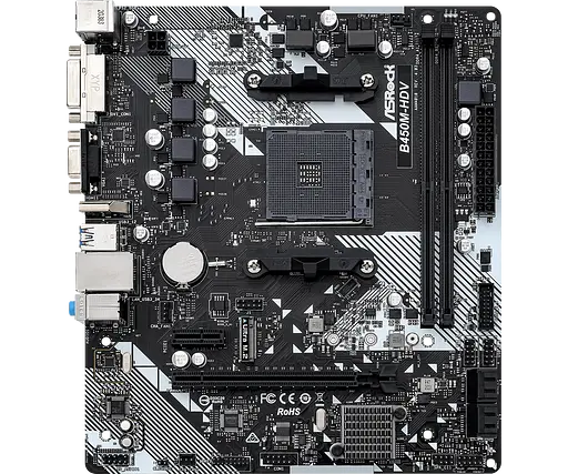 Материнська плата ASRock B450M-HDV R4.0 Socket AM4 (B450M-HDV R4.0) Б/В