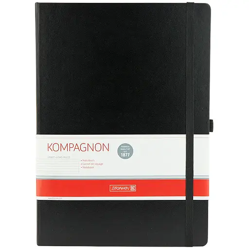 Записная книжка Brunnen Компаньон А4 линия, черный (10-552 87 05)