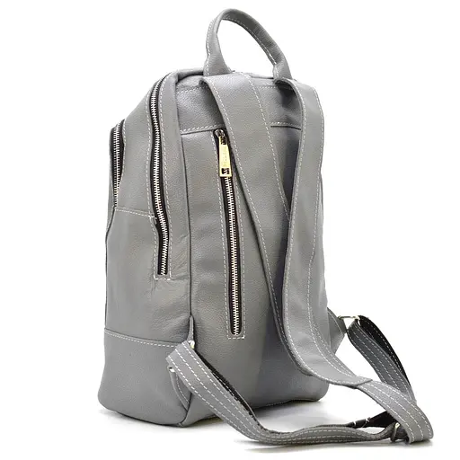 Кожаный женский рюкзак TARWA 27х36х13 см sum0026452 - фото 2