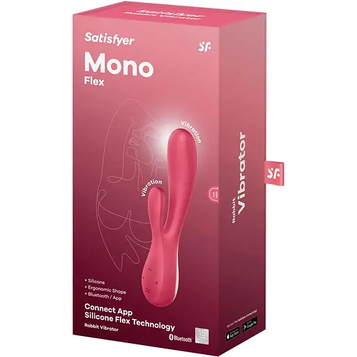 Смарт вибратор-кролик Satisfyer Mono Flex Red - фото 4