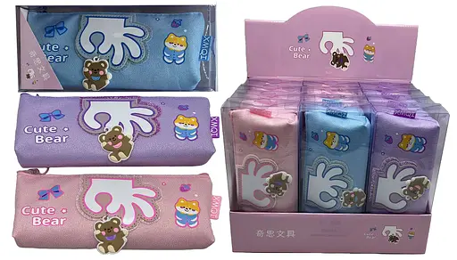 Пенал-косметичка Підвіска-Ведмедик, PVC (В асортименті) - фото 2