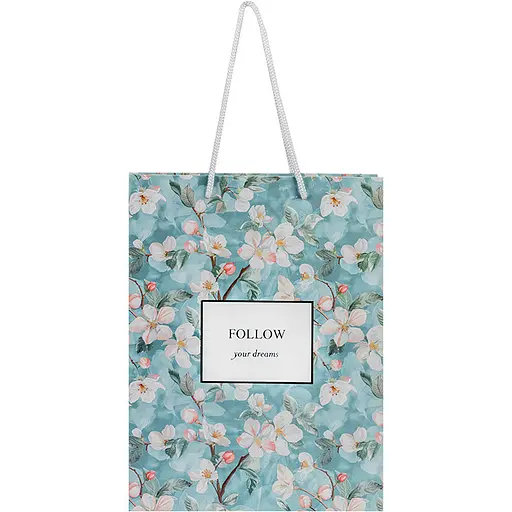 Пакет бумажный подарочный Axent 18х24 см Gentle Blossom (8501-33-A) - фото 2