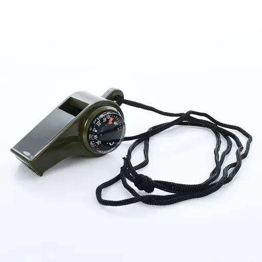 Свисток, 6 см, 3в1, на шнурке - фото 2