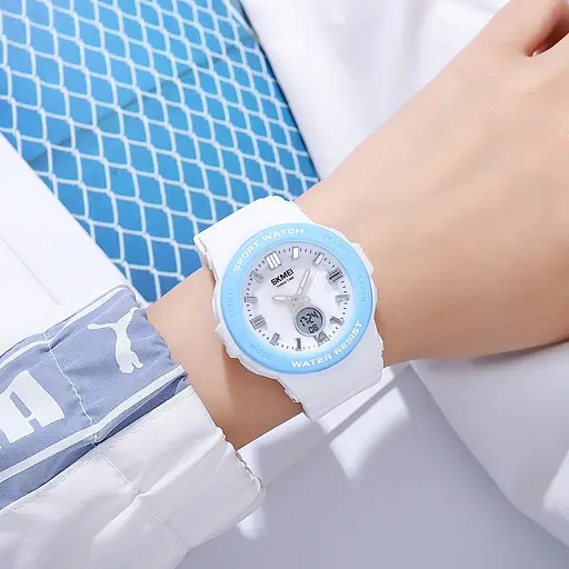 Наручний годинник жіночий 2125WT White Skmei acs0030253 - фото 3