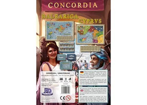 Настільна гра PD-Verlag Конкордія: Балеарські острови та Кіпр (Concordia: Balearica - Cyprus) (англ.) (PS013)