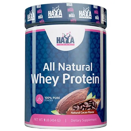 Протеїн Haya Labs 100% Pure All Natural Whey Protein Natural Cocoa 454 г - фото 1