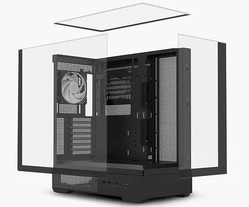 Корпус Zalman P40 Prism Black (P40PRISMBLACK) - фото 5