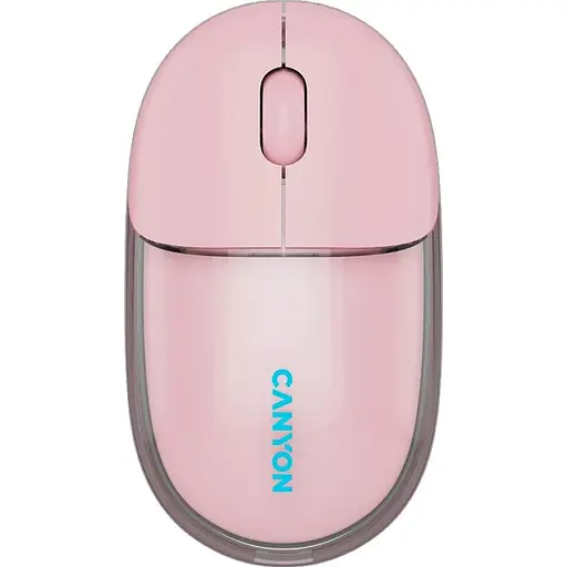 Миша Canyon OnClick 24 BT/ Wireless Transparent/Pink (CNS-CMSW24P) - фото 1