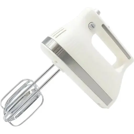 Ручний кухонний міксер Grunhelm із насадками для замішування тіста 5 швидкостей Турборежим 400 Вт GRM669W Білий - фото 1