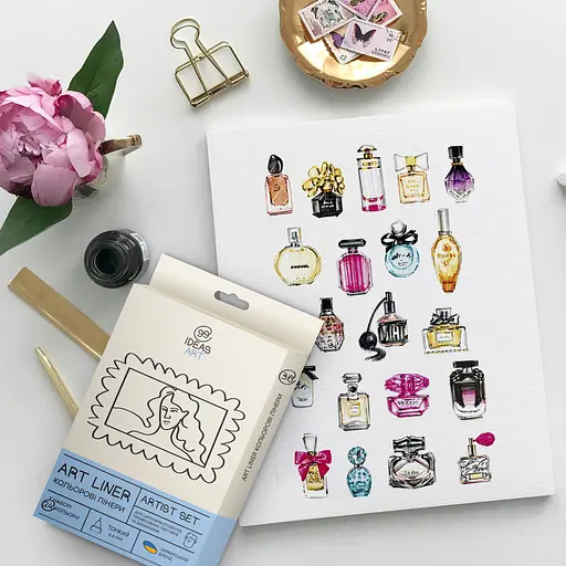 Набір кольорових лінерів, 24 кольори, 24 set Artist set, IDEA10-AL24ARTIST, 99IDEAS - фото 3