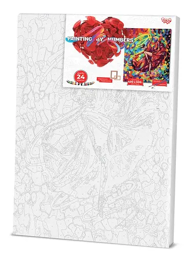 Картина по номерам 40х50 KpNe-01 Danko Toys PAINTING BY NUMBERS Вид 5 - фото 2