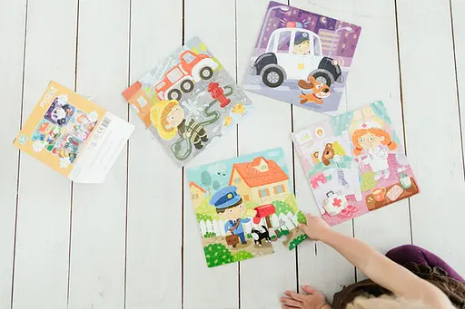 Пазл Dodo Професії 4 в 1 (300131) - фото 6