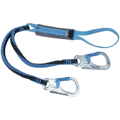 Амортизатор рывка Rock Empire Ferrata Dyna Go Black/Blue (1053-CTD003.000+0000S0004) - фото 2