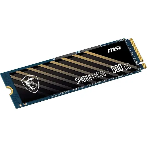Накопитель SSD MSI m.2 NVMe 500GB Spatium M450 PCIe 4.0 480 512 (S78-440K220-P83) - фото 2