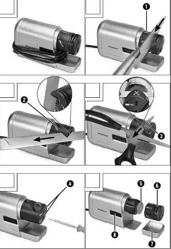 Точило для ножів електричне Silver Crest SEAS 20 В2 - фото 3