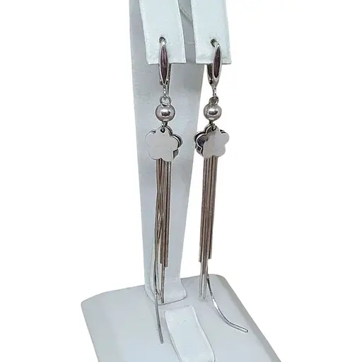 Срібні сережки-підвіски TOP Silver. 520527