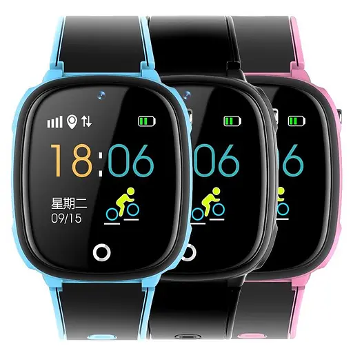 Подарунковий дитячий смарт-годинник Lemfo HW11 4G Aqua Plus з камерою і GPS-відстеженням Синій - фото 5