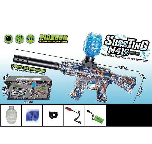 Автомат XC 2203 B автоматичний принцип роботи, на орбизах, аккумулятор 7.4V, USB-кабель, глушитель, в коробке (6980741411188) - фото 2