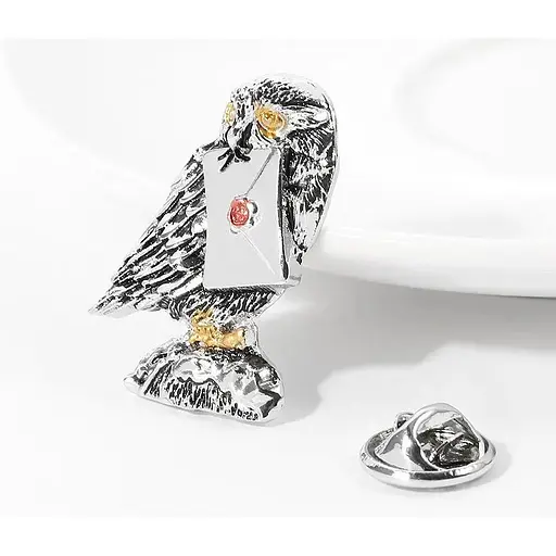 Значок Gee! Hedwig Букля з листом Harry Potter Гаррі Поттер HP 06.06.195 - фото 4