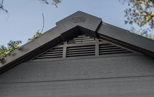 Сарай садовий Keter Newton 759 пластиковий сірий - фото 4