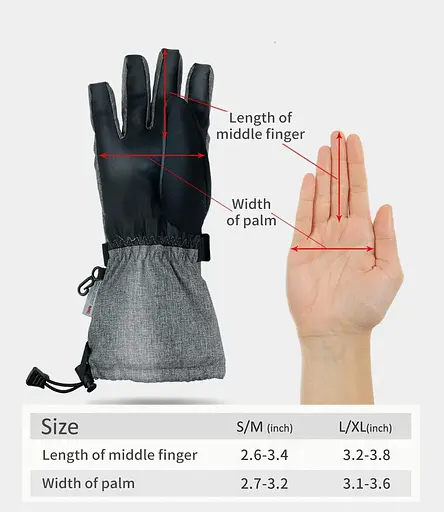 Термопальчатки Aroma Season для чоловіків та жінок, зимові рукавички з батарейним харчуванням для активного відпочинку - фото 4