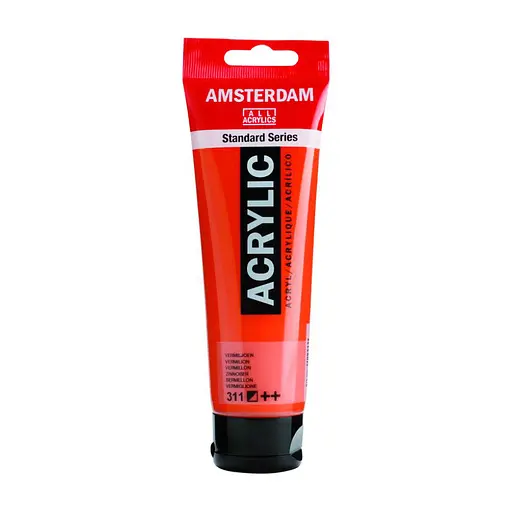 Фарба акрилова Amsterdam 311, Кіновар 120 мл