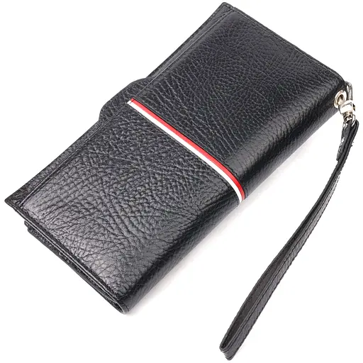 Шкіряний клатч KARYA 19.5х10,3х3 см acs0023978 - фото 2