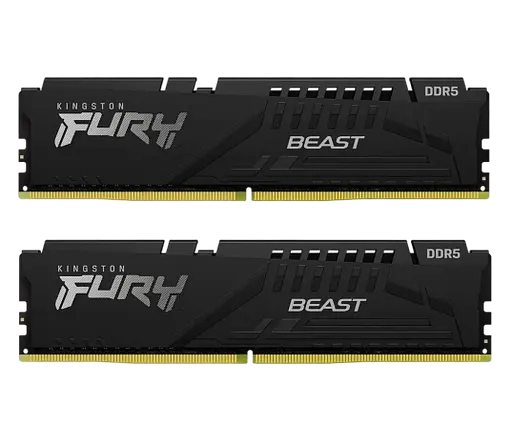 Оперативна пам'ять Kingston FURY 64GB (2x32GB) DDR5 6000MHz Beast Black EXPO (KF560C36BBEK2-64)