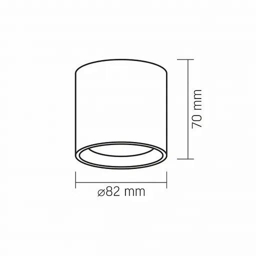 Світильник Videx під лампу GX53 накладний Білий VL-SPF15A-W - фото 4