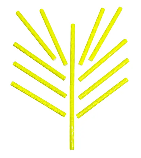 Светоотражатели на спицы колеса велосипеда 12 шт желтый (G00010406)