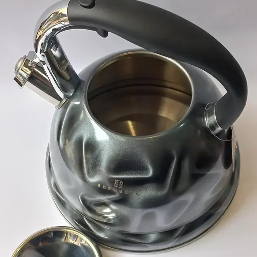 Чайник со свистком 3 л Edenberg металлический корпус EB-1911 серый - фото 3