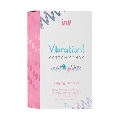 Рідкий вібратор Intt Vibration цукрова вата 15 мл - фото 3
