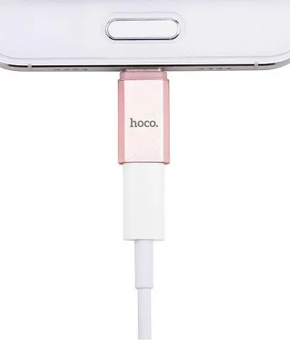 Адаптер Hoco Micro-usb гнездо разъем Type-C штекер - фото 2