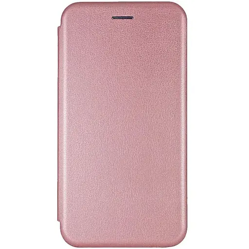 Шкіряний чохол-книжка Classy для Motorola Moto E13 Rose Gold