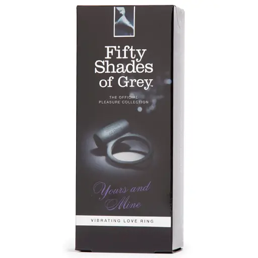 Эрекционное кольцо с вибрацией Fifty Shades of Grey 5 см черный - фото 5