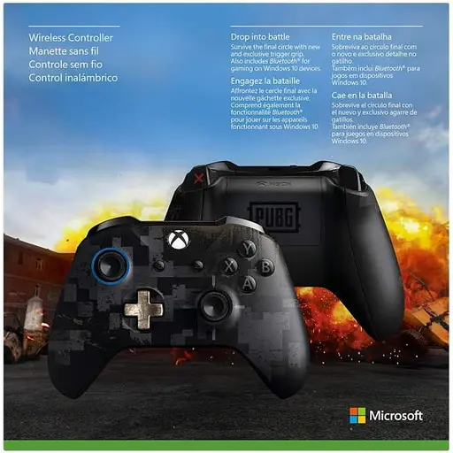 Microsoft Xbox One S Wireless Controller with Bluetooth Limited Edition (Playerunknown's Battlegrounds) - фото 6