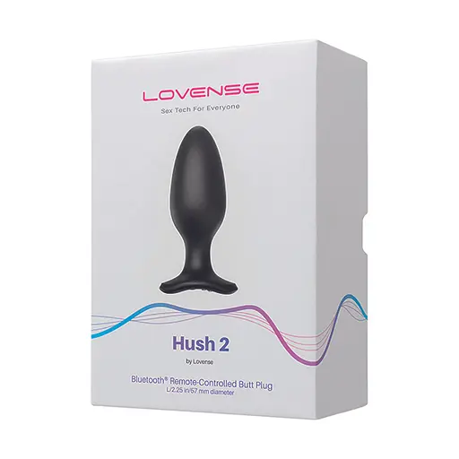 Анальна пробка Lovense Hush 2 L 15 см (чорний) - фото 13