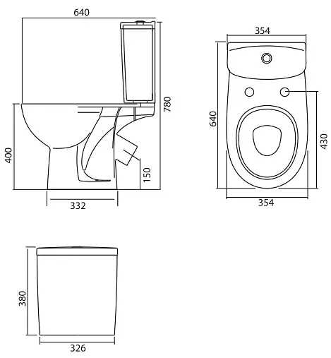 Унитаз-компакт Kolo Freja L79201000 с сидением полипропилен, Белый - фото 3
