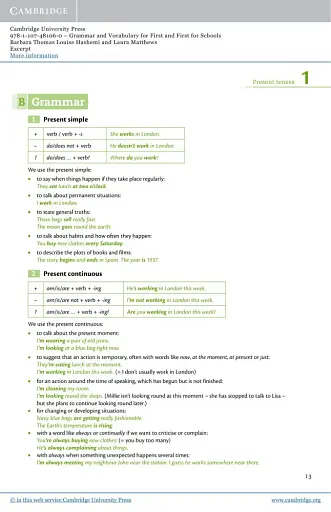 Cambridge Grammar and Vocabulary for First and First for Schools with Answers and Downloadable Audio - фото 3