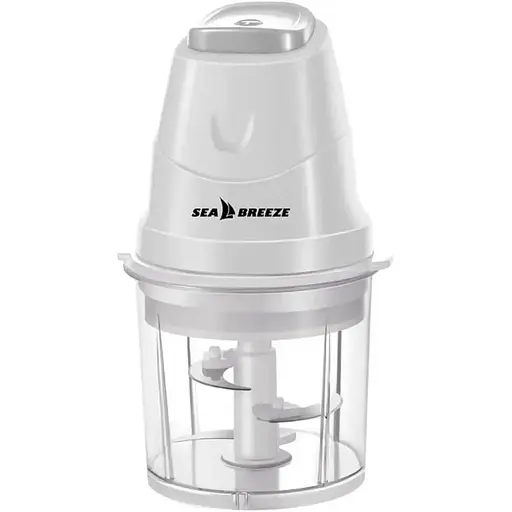 Кухонний подрібнювач SeaBreeze SB-0604 3 леза 500Вт 700мл Білий - фото 1